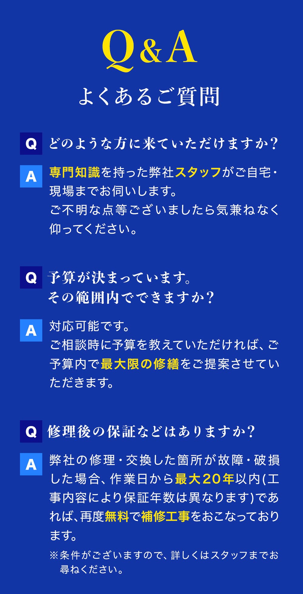 よくあるご質問